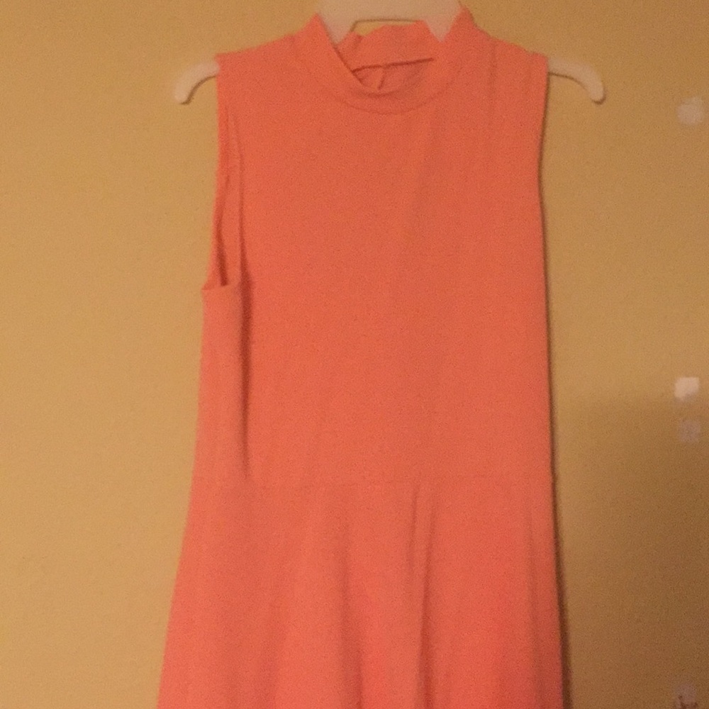 Soft melon orange dress new with tags